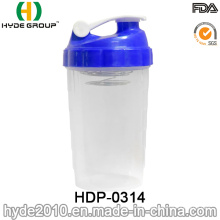 Bouteille en plastique faite sur commande de secoueur de protéine de 2016, bouteille de secousse de PP sans BPA (HDP-0314)